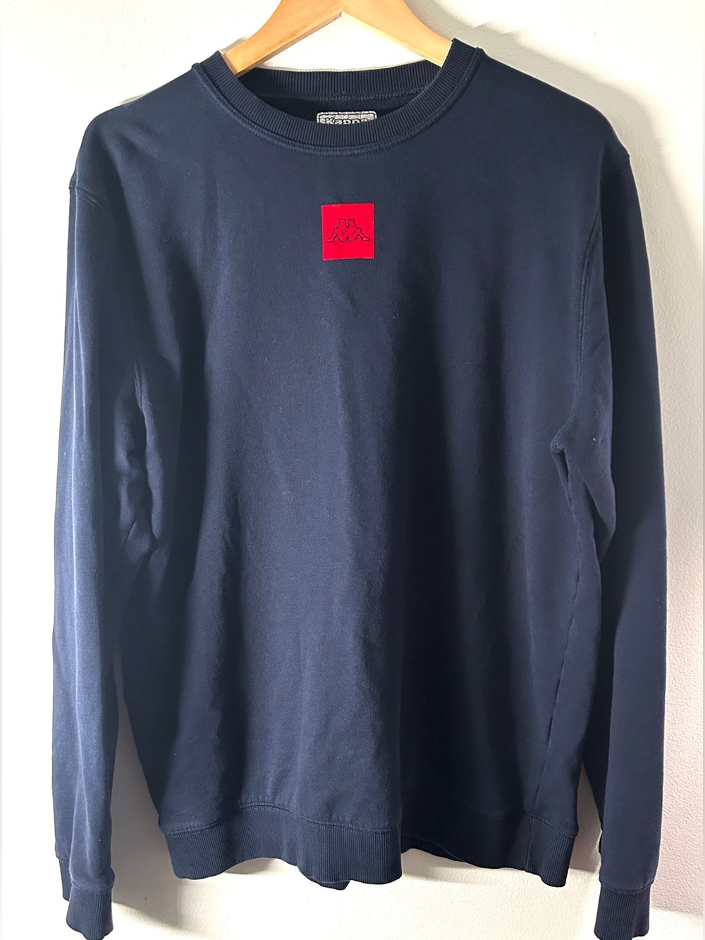 Kappa Red Box Logo Crewneck Sweatshirt - Tag XL (Fits Like Women’s Small)